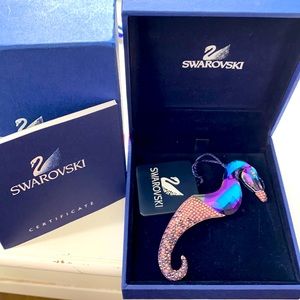 Swarovski Sea Horse Pin